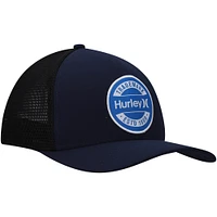 Men's Hurley Navy Charter Trucker Snapback Hat