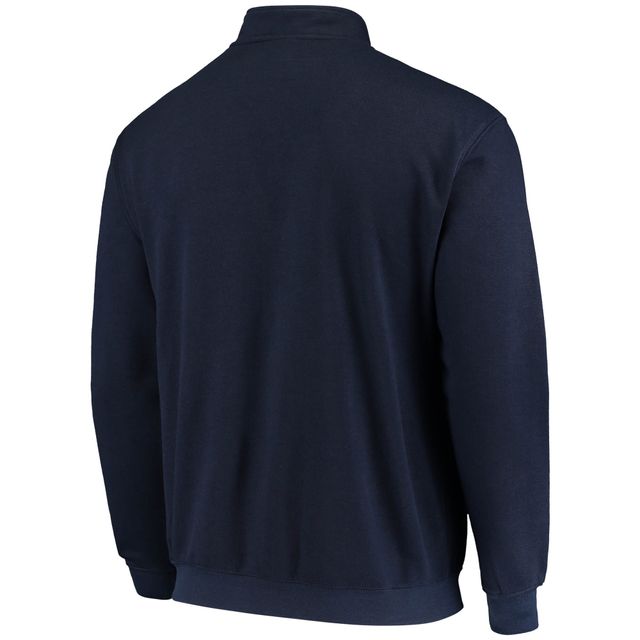 Veste à quart de zip avec logo Colosseum Navy Illinois Fighting Illini Tortugas pour hommes
