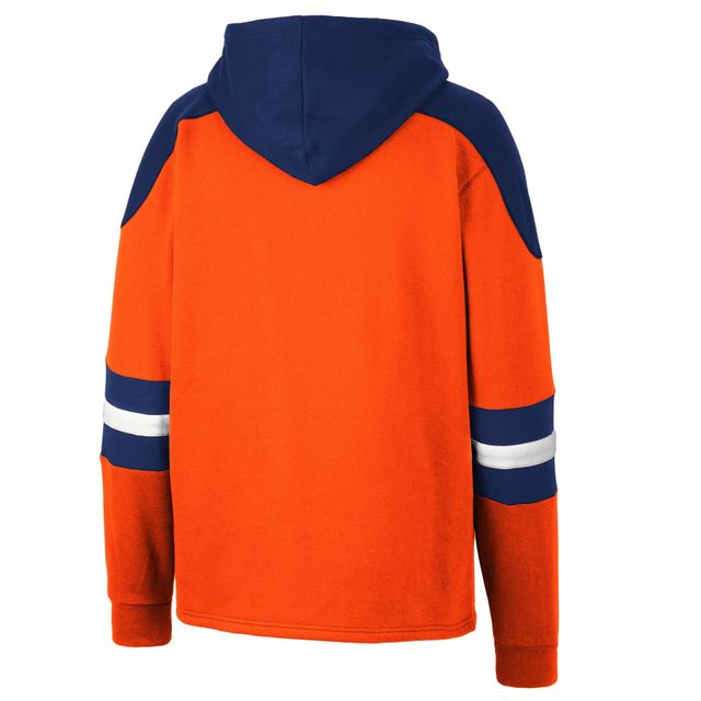 Sweat à capuche lacets Colosseum Illinois Fighting Illini 4.0 orange pour homme