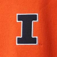 Men's Colosseum Orange Illinois Fighting Illini Tortugas Logo Quarter-Zip Jacket