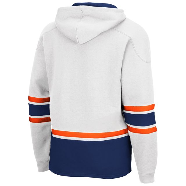 Pull Colosseum White Illinois Fighting Illini Lace Up 3.0 pour homme