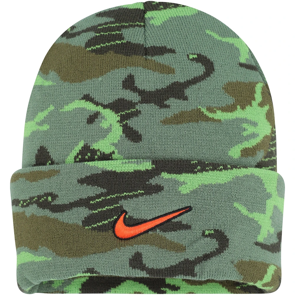 Men's Nike Camo Illinois Fighting Illini Veterans Day Cuffed Knit Hat
