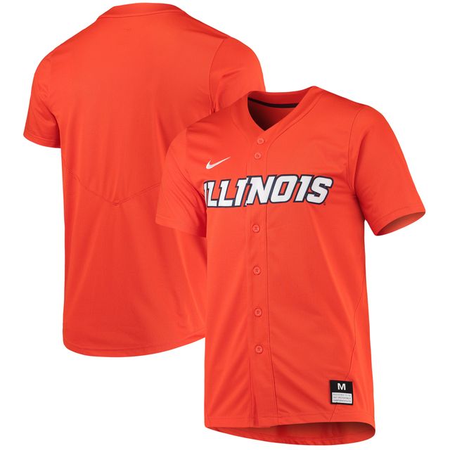 Maillot de baseball réplique Nike Illinois Fighting Illini orange pour homme