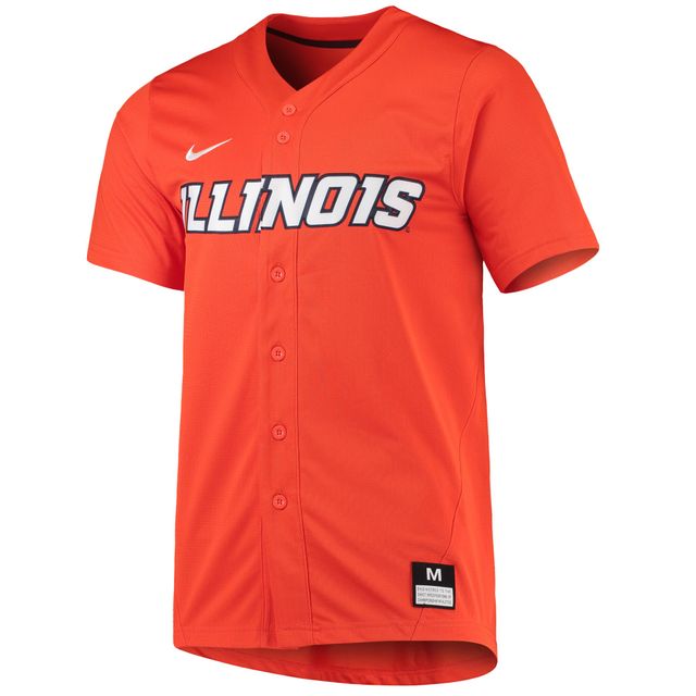 Maillot de baseball réplique Nike Illinois Fighting Illini orange pour homme