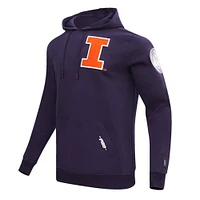 Men's Pro Standard Navy Illinois Fighting Illini Classic Pullover Hoodie