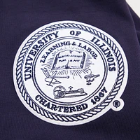 Men's Pro Standard Navy Illinois Fighting Illini Classic Pullover Hoodie