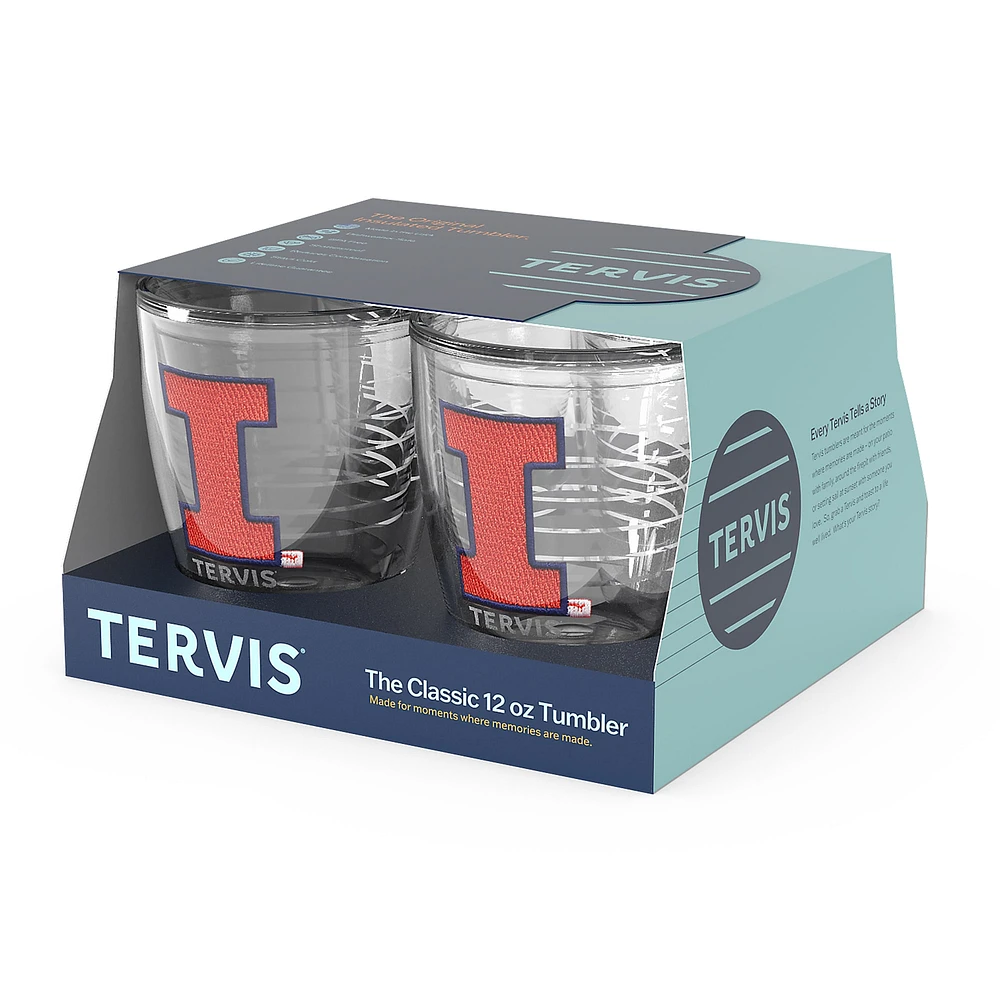 Tervis Illinois Fighting Illini 4-Pack 12oz. Emblem Tumbler Set