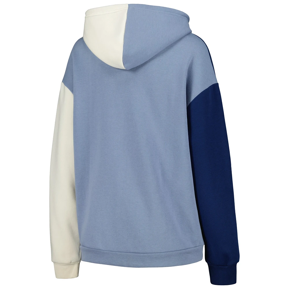 Women's Gameday Couture Navy Illinois Fighting Illini Hall of Fame Colorblock Pullover Hoodie