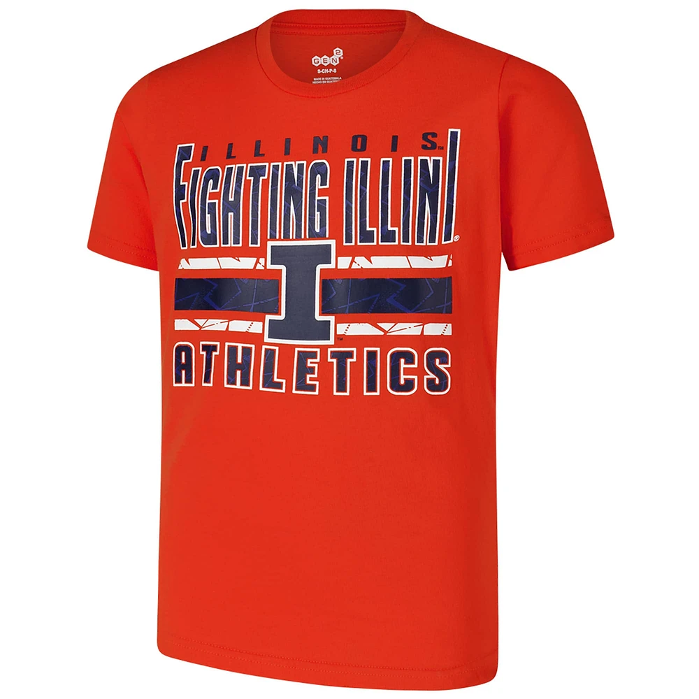 Ensemble de t-shirts the Mix pour jeunes l'Illinois Fighting Illini