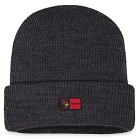 Men's Top of the World Charcoal Illinois State Redbirds Sheer Cuffed Knit Hat