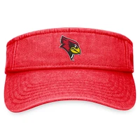 Men's Top of the World  Red Illinois State Redbirds Terry Adjustable Visor