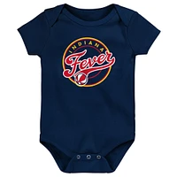Ensemble de 3 pièces pour nouveau-né Outerstuff Indiana Fever Slide Home