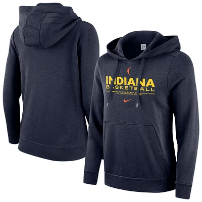 Sweat à capuche Nike Indiana Fever Club City bleu marine pour femme