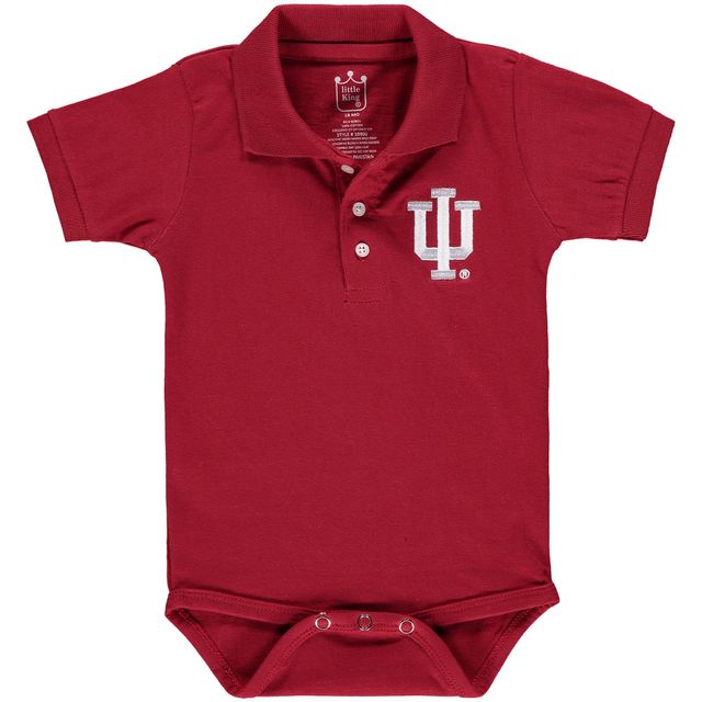 Body polo Indiana Hoosiers cramoisi pour bébé