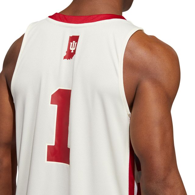 Maillot de basket-ball adidas Indiana Hoosiers Honoring Black Excellence Replica crème pour homme