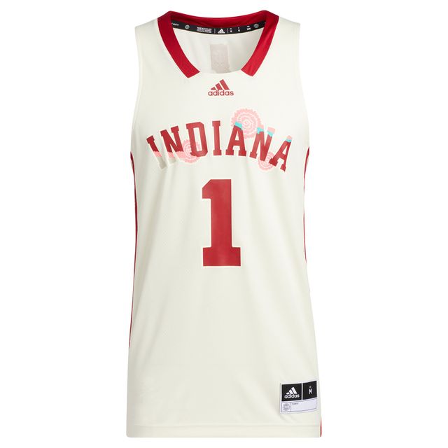 Maillot de basket-ball adidas Indiana Hoosiers Honoring Black Excellence Replica crème pour homme