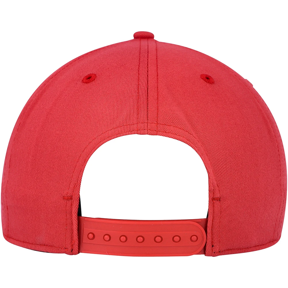 Men's adidas  Crimson Indiana Hoosiers Established Snapback Hat