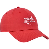 Men's adidas Crimson Indiana Hoosiers Slouch Adjustable Hat
