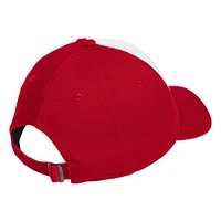 Men's adidas White/Crimson Indiana Hoosiers Slouch Adjustable Hat