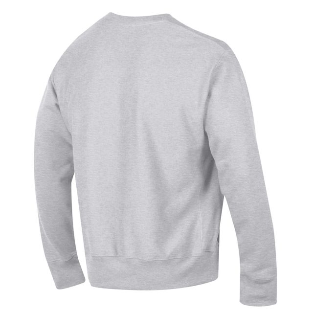 Chandail à enfiler tissage inversé Champion Indiana Hoosiers Arch Over Logo gris pour homme