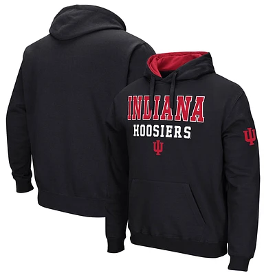 Sweat à capuche Colosseum Indiana Hoosiers Sunrise pour homme, noir