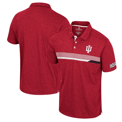Colosseum Crimson Indiana Hoosiers No Problemo Polo pour homme