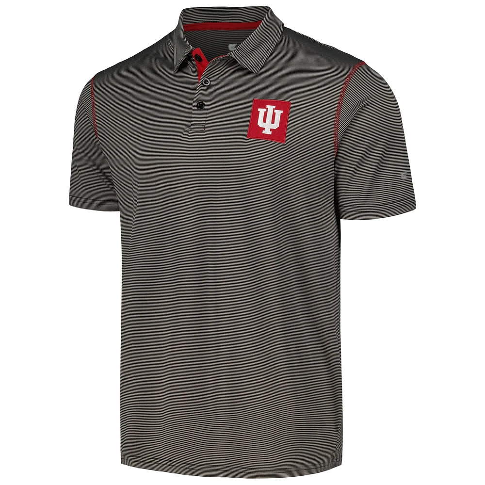 Men's Colosseum  Gray Indiana Hoosiers Cameron Polo