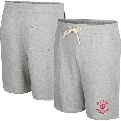 Colosseum Heather Grey Indiana Hoosiers Love To Hear This Terry Short pour homme