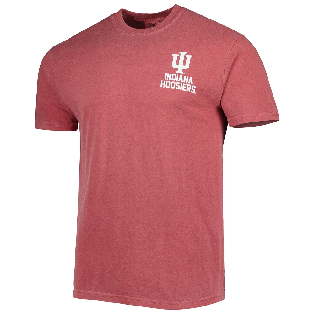 Men's Crimson Indiana Hoosiers Hyperlocal T-Shirt