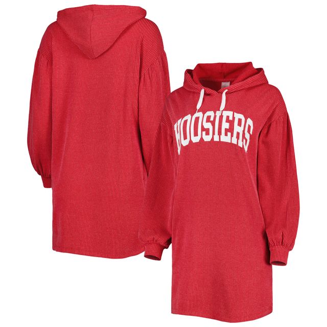Gameday Couture Crimson Indiana Hoosiers Gagnant du jeu Vintage Wash Tri-Blend Dress pour femme