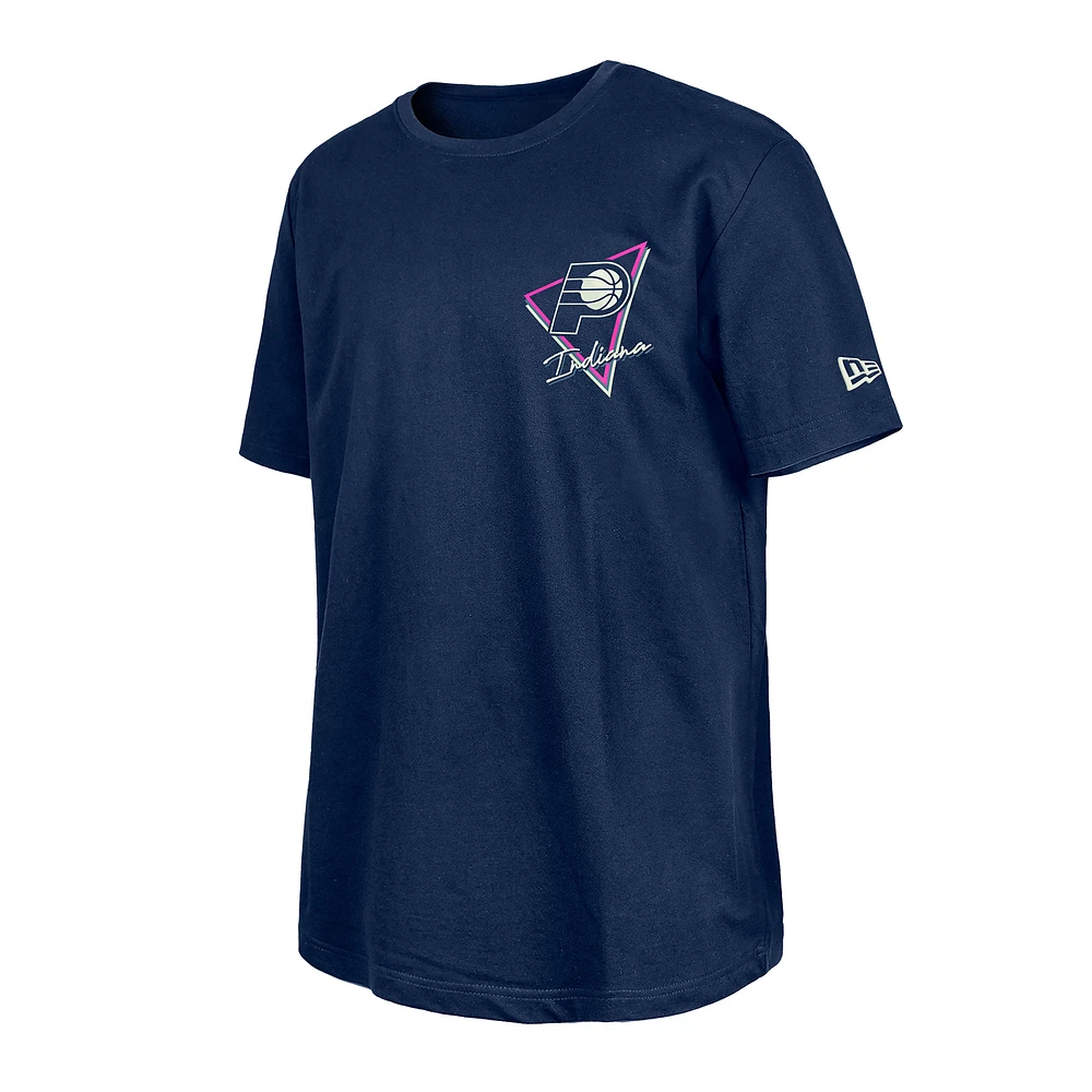 Men's New Era  Navy Indiana Pacers Glow-in-the-Dark T-Shirt
