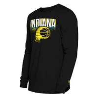 Men's New Era  Black Indiana Pacers 2024/25 City Edition Long Sleeve T-Shirt