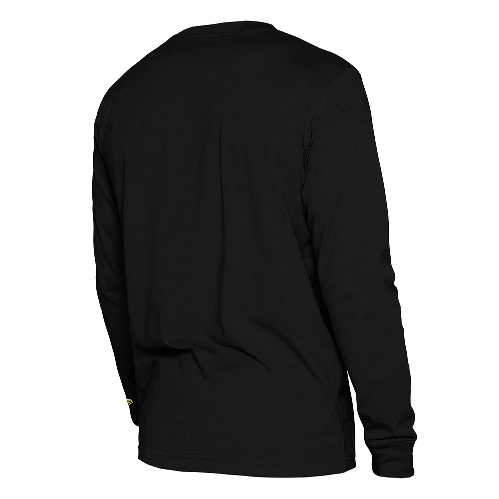 Men's New Era  Black Indiana Pacers 2024/25 City Edition Long Sleeve T-Shirt