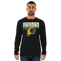 Men's New Era  Black Indiana Pacers 2024/25 City Edition Long Sleeve T-Shirt