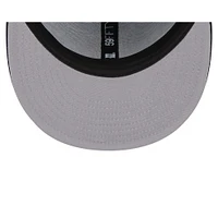 Men's New Era Navy Indiana Pacers  Rally Drive Checkerboard 59FIFTY Crown Fitted Hat