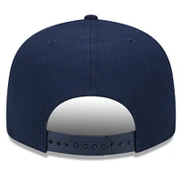 Men's New Era Navy Indiana Pacers  Rally Drive Finish Line Patch 9FIFTY Snapback Hat