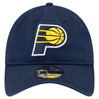 Men's New Era Navy Indiana Pacers Team 2.0 9TWENTY Adjustable Hat