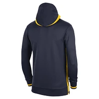 Men's Nike Navy Indiana Pacers Authentic Showtime Performance Full-Zip Hoodie