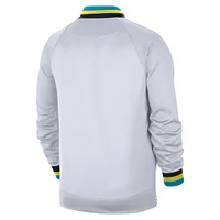Veste Nike blanche à fermeture éclair intégrale pour homme Indiana Pacers 2024/25 City Edition Authentic Showtime Performance