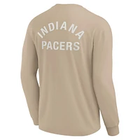Unisex Fanatics Khaki Indiana Pacers Elements Super Soft Long Sleeve T-Shirt