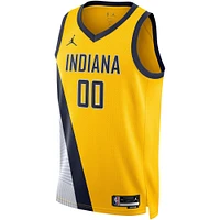 Unisex Jordan Brand Bennedict Mathurin Gold Indiana Pacers Swingman Jersey - Statement Edition