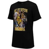 Unisex Stadium Essentials Tyrese Haliburton Black Indiana Pacers Crossroads T-Shirt