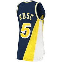Maillot Swingman Mitchell & Ness Jalen Rose marine Indiana Pacers 1996/97 Hardwood Classics pour femme