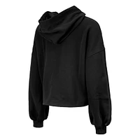 Women's New Era Black Indiana Pacers 2024/25 City Edition Cropped Pullover Hoodie
