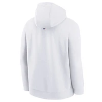 Youth Nike  White Indiana Pacers 2024/25 City Edition Club Fleece Pullover Hoodie