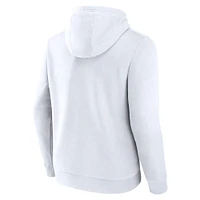 Men's Fanatics  White Indiana State Sycamores Primary Logo Pullover Hoodie