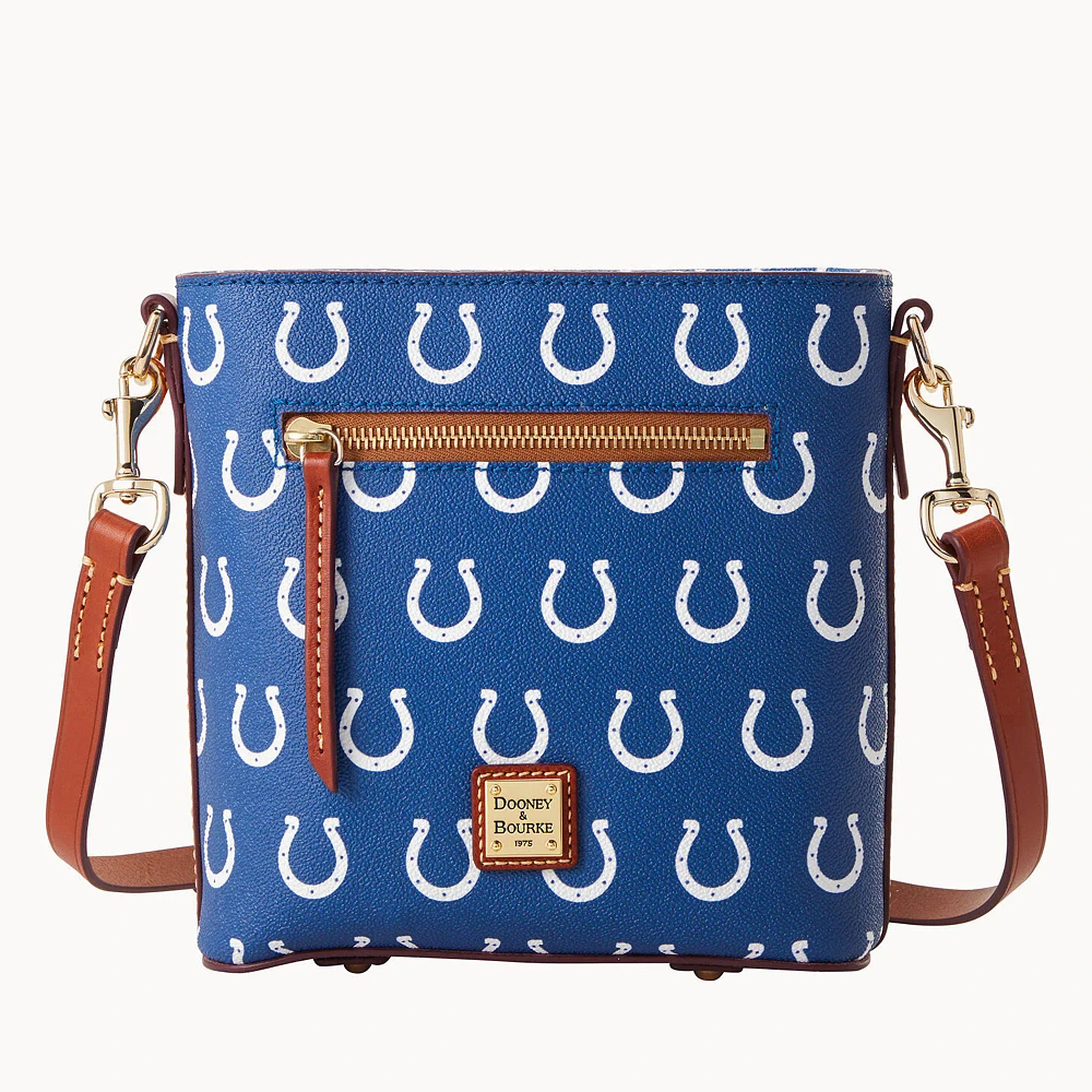 Dooney & Bourke Indianapolis Colts Signature Small Zip Crossbody Purse