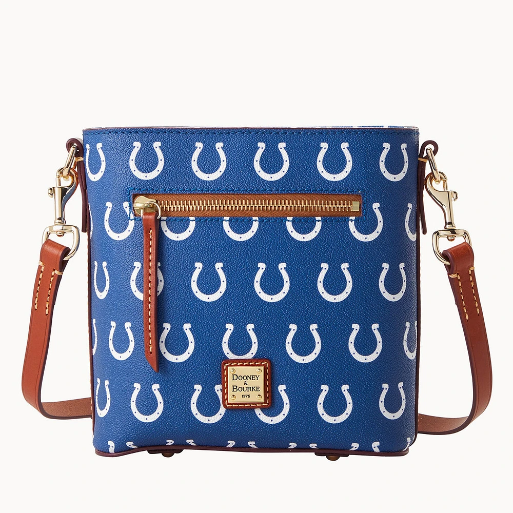 Dooney & Bourke Indianapolis Colts Signature Small Zip Crossbody Purse