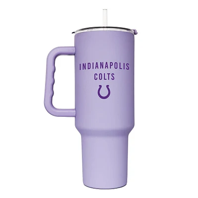 Colts d'Indianapolis 40oz. Gobelet doux au toucher lavande