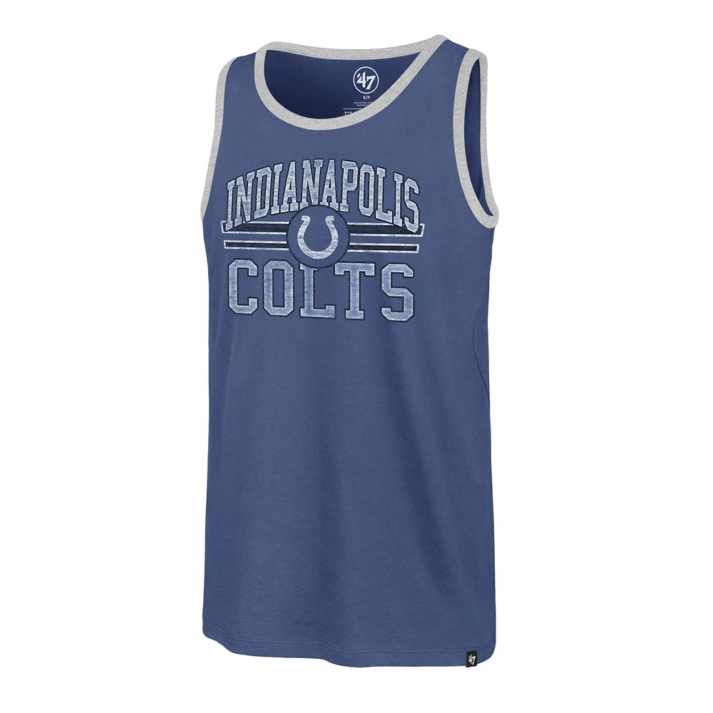 Men's '47  Blue Indianapolis Colts Winger Franklin Tank Top